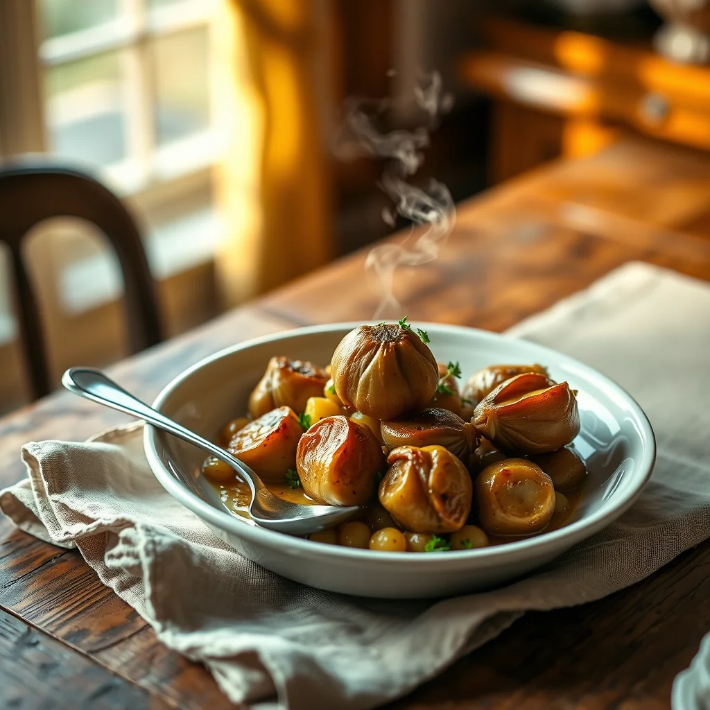 Boiled Jerusalem Artichokes — Misc & Invalid Cookery