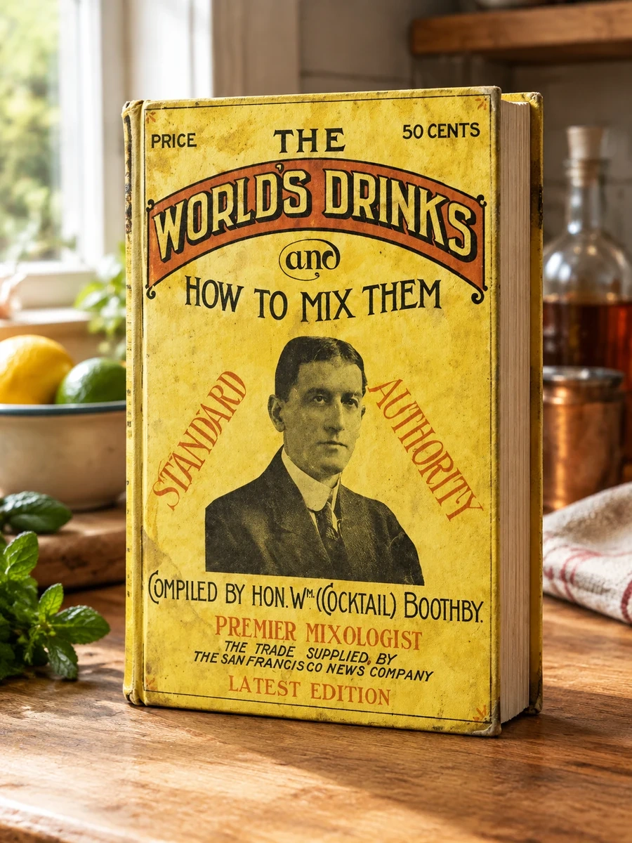 Boothby's World Drinks And How To Mix Them 1907 Reprint