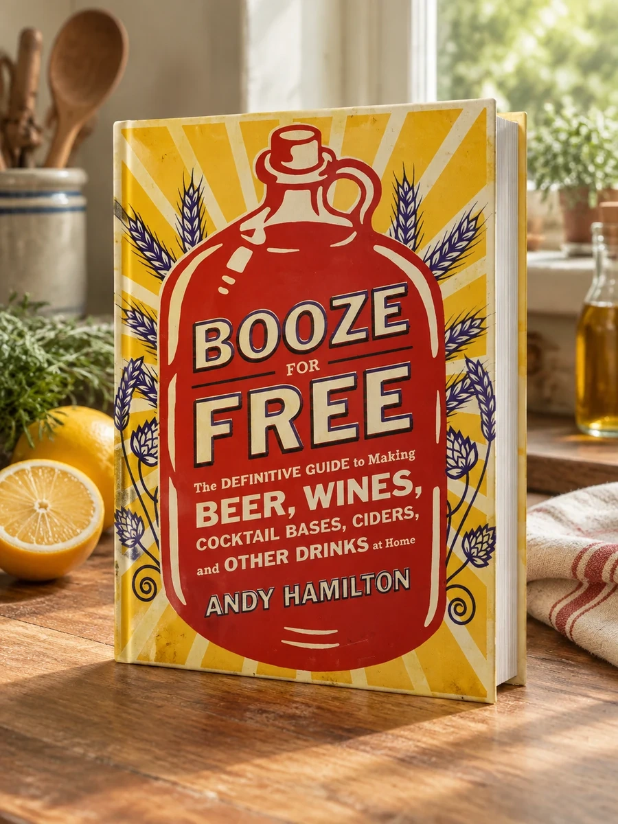 Booze for Free: The Definitive Guide to Making Beer, Wines, Cocktail Bases, Ciders, and Other Drinks at Home