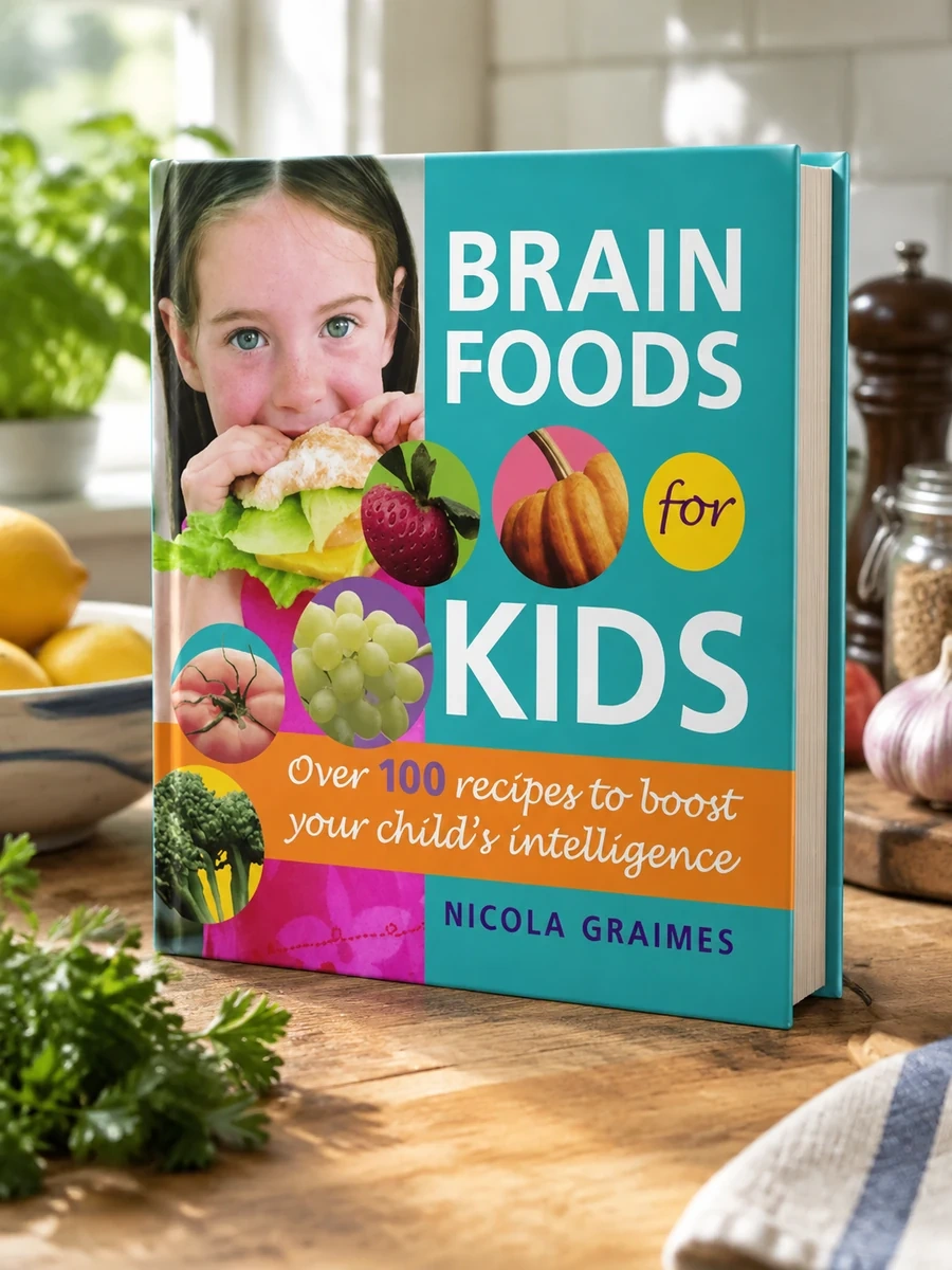 Brain Foods for Kids: Over 100 Recipes to Boost Your Child's Intelligence: A Cookbook