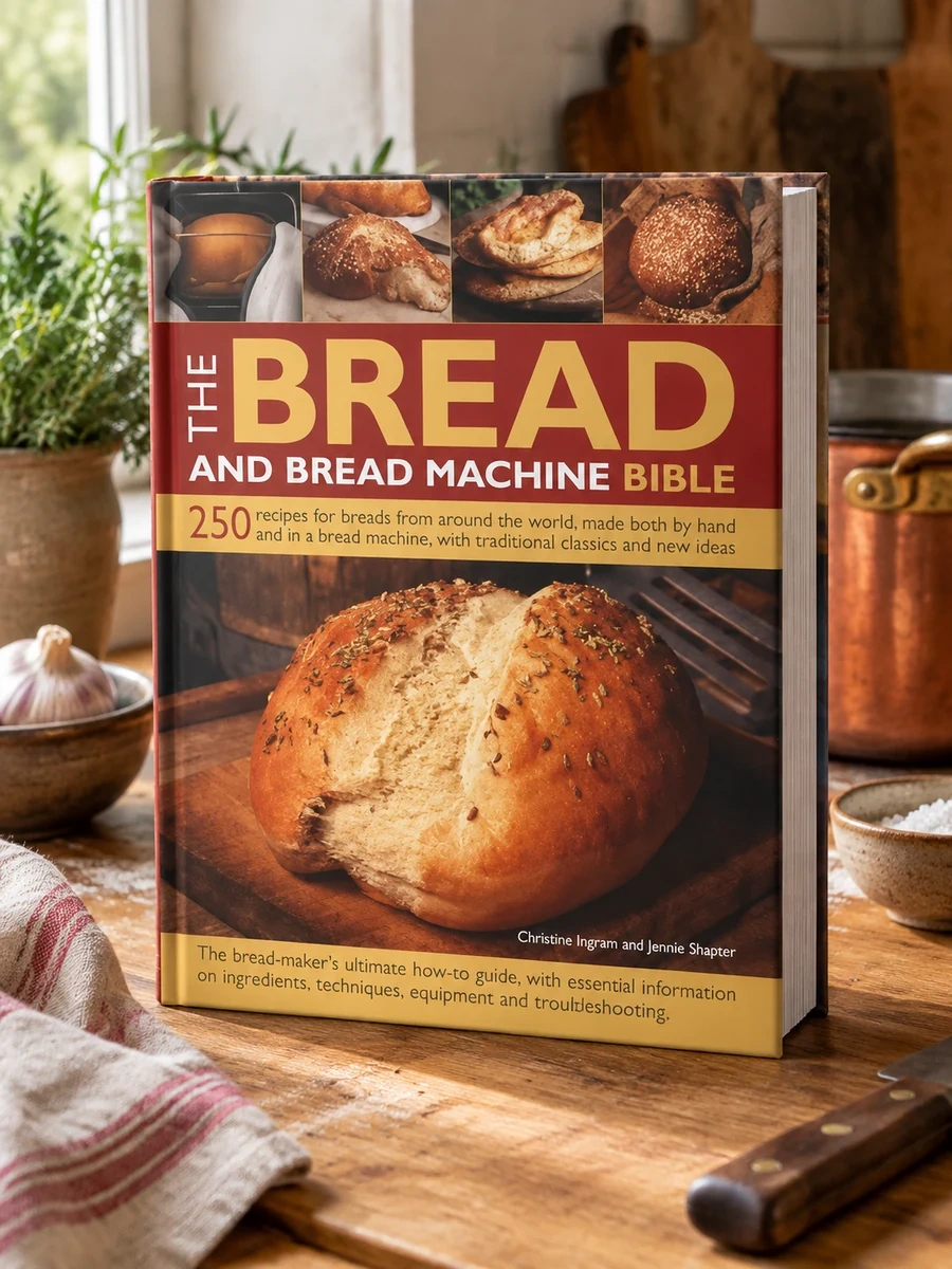 Bread and Bread Machine Bible: 250 Recipes for Breads from Around the World, Made Both by Hand and in a Bread Machine, with Traditional Classics and N
