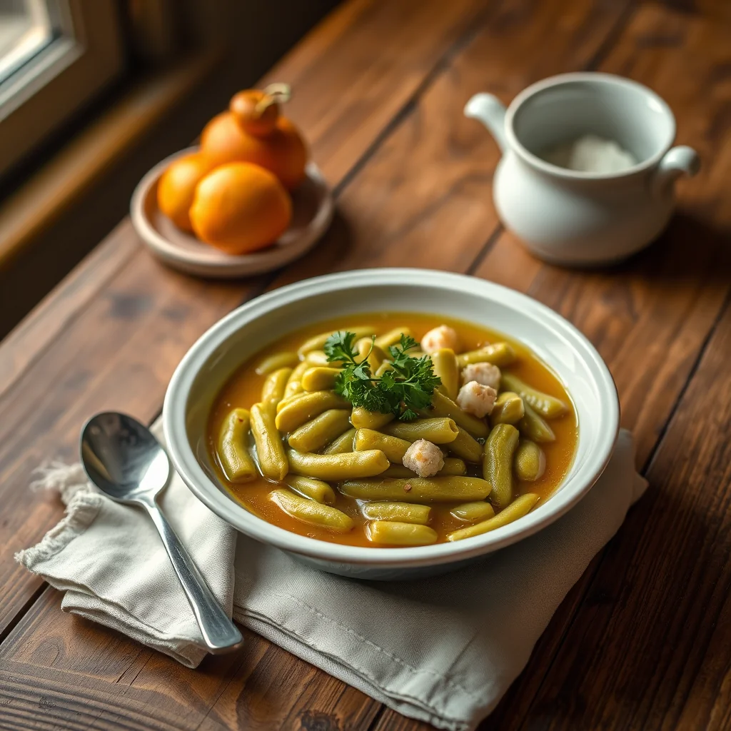 Broad Beans A La Poulette — Misc & Invalid Cookery
