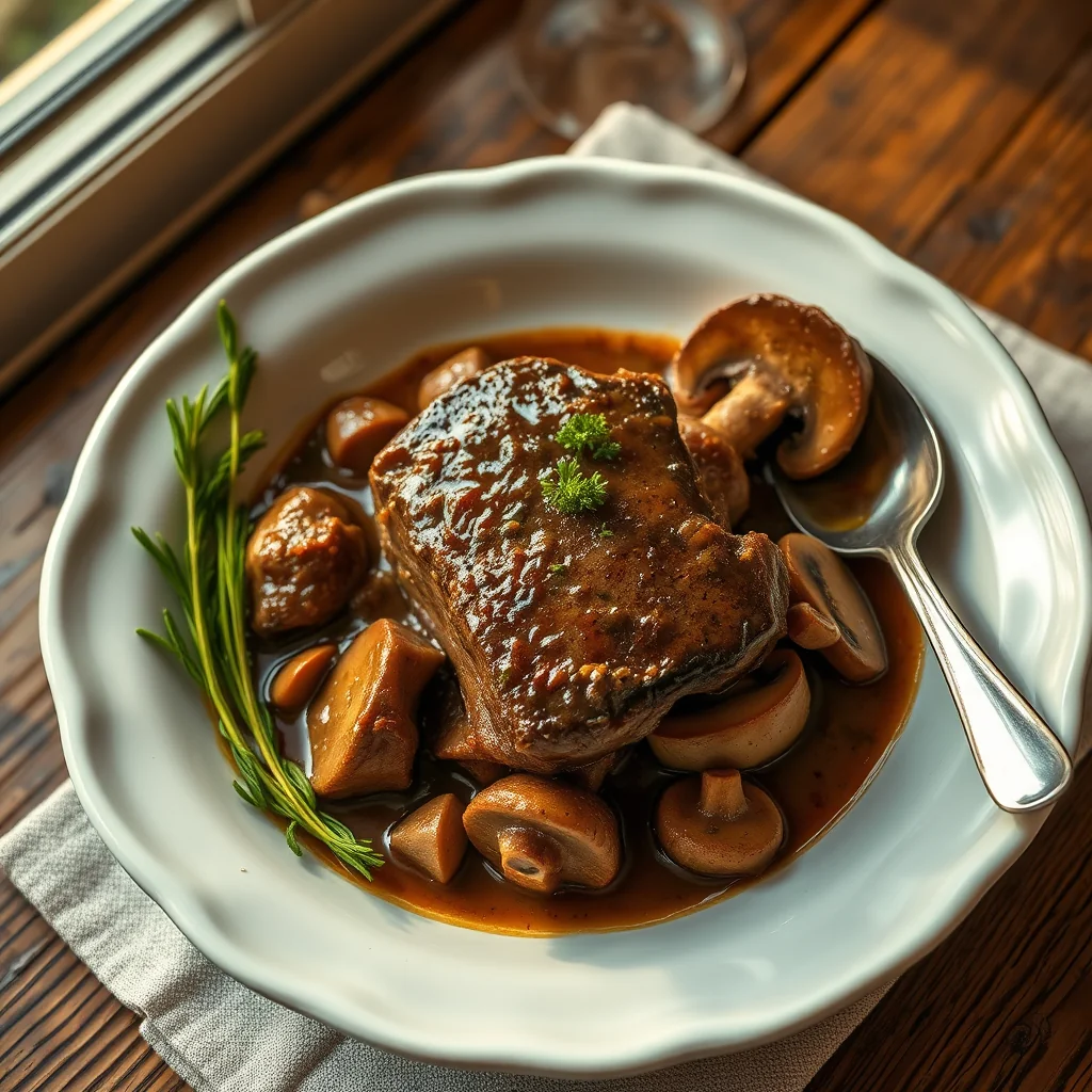 Broiled Beef And Mushroom Sauce — Sauces & Dressings