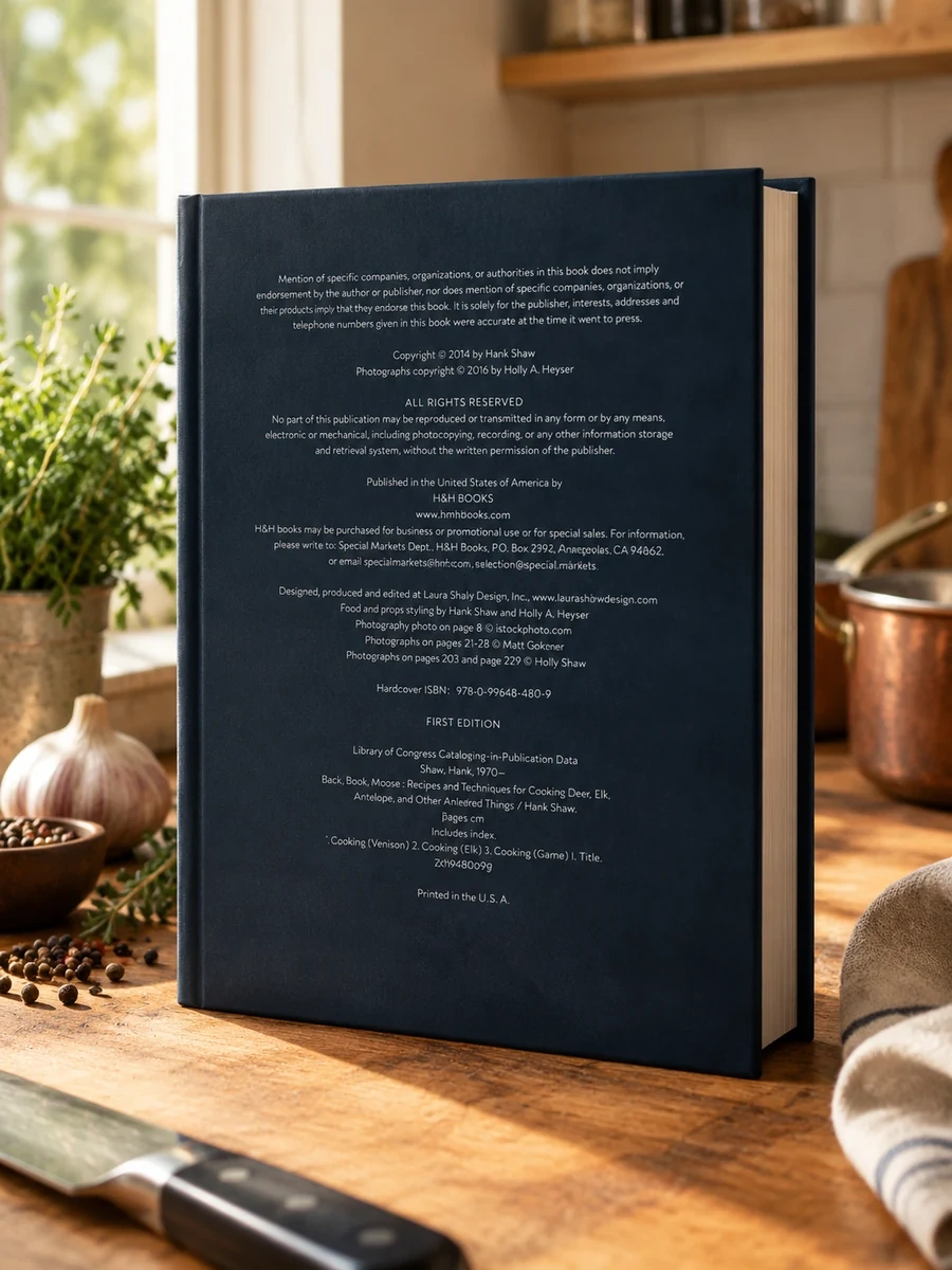 Buck Buck Moose: Recipes and Techniques for Cooking Deer, Elk, Moose, Antelope and Other Antlered Things