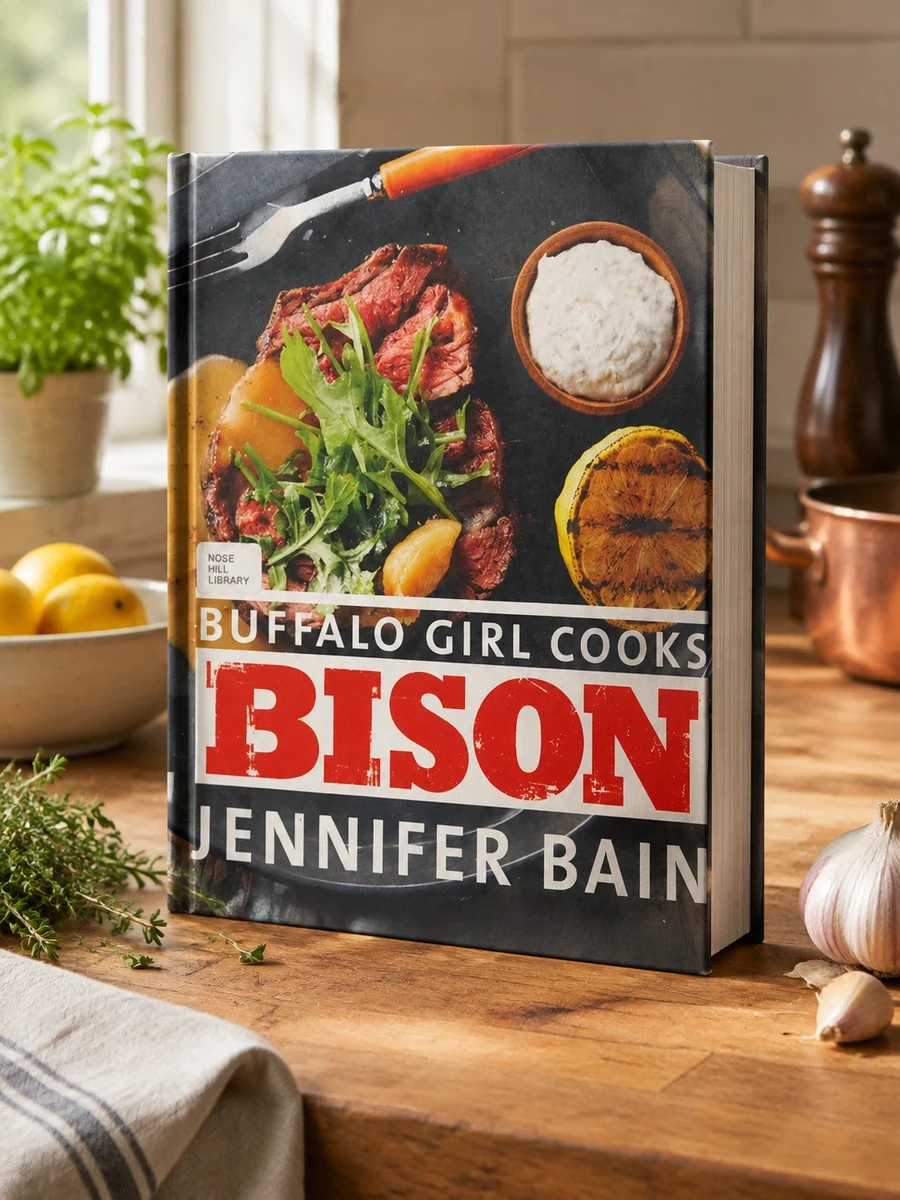 Buffalo Girl Cooks Bison