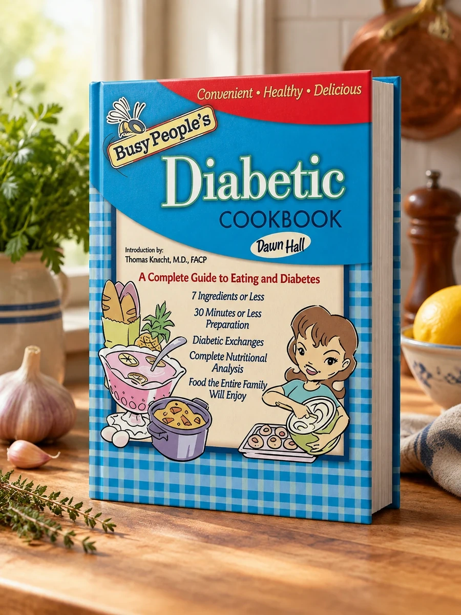 Busy People's Diabetic Cookbook: A Complete Guide to Eating and Diabetes