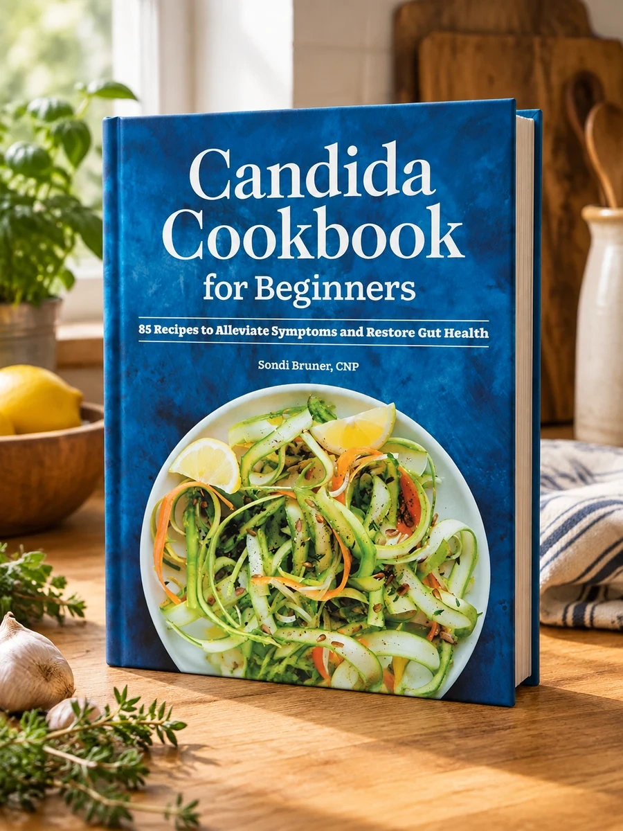 Candida Cookbook for Beginners: 85 Recipes to Alleviate Symptoms and Restore Gut Health