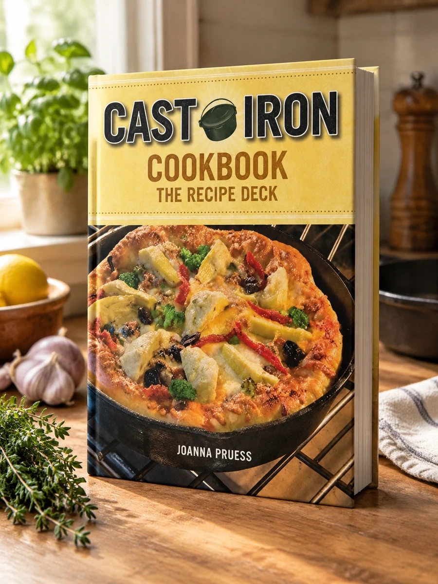 Cover of Cast Iron Cookbook: The Recipe Deck