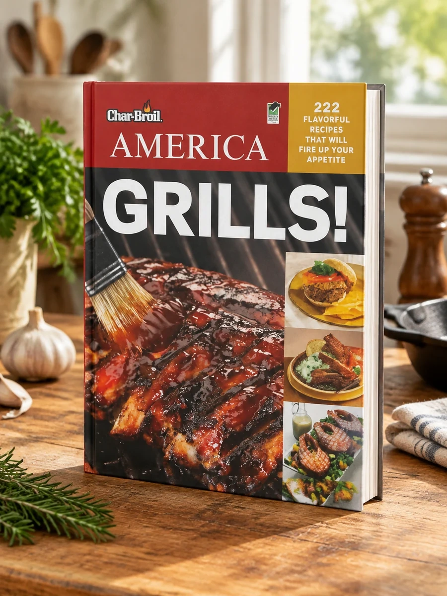 Char-Broil's America Grills!: 222 Flavorful Recipes That Will Fire Up Your Appetite (Green)