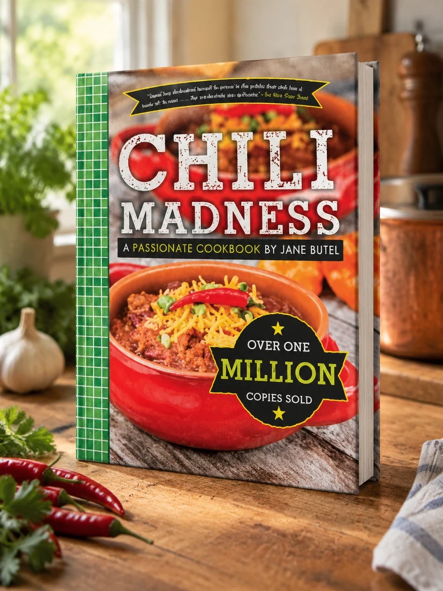 Cover of Chili Madness: A Passionate Cookbook by Jane Butel (Revised)