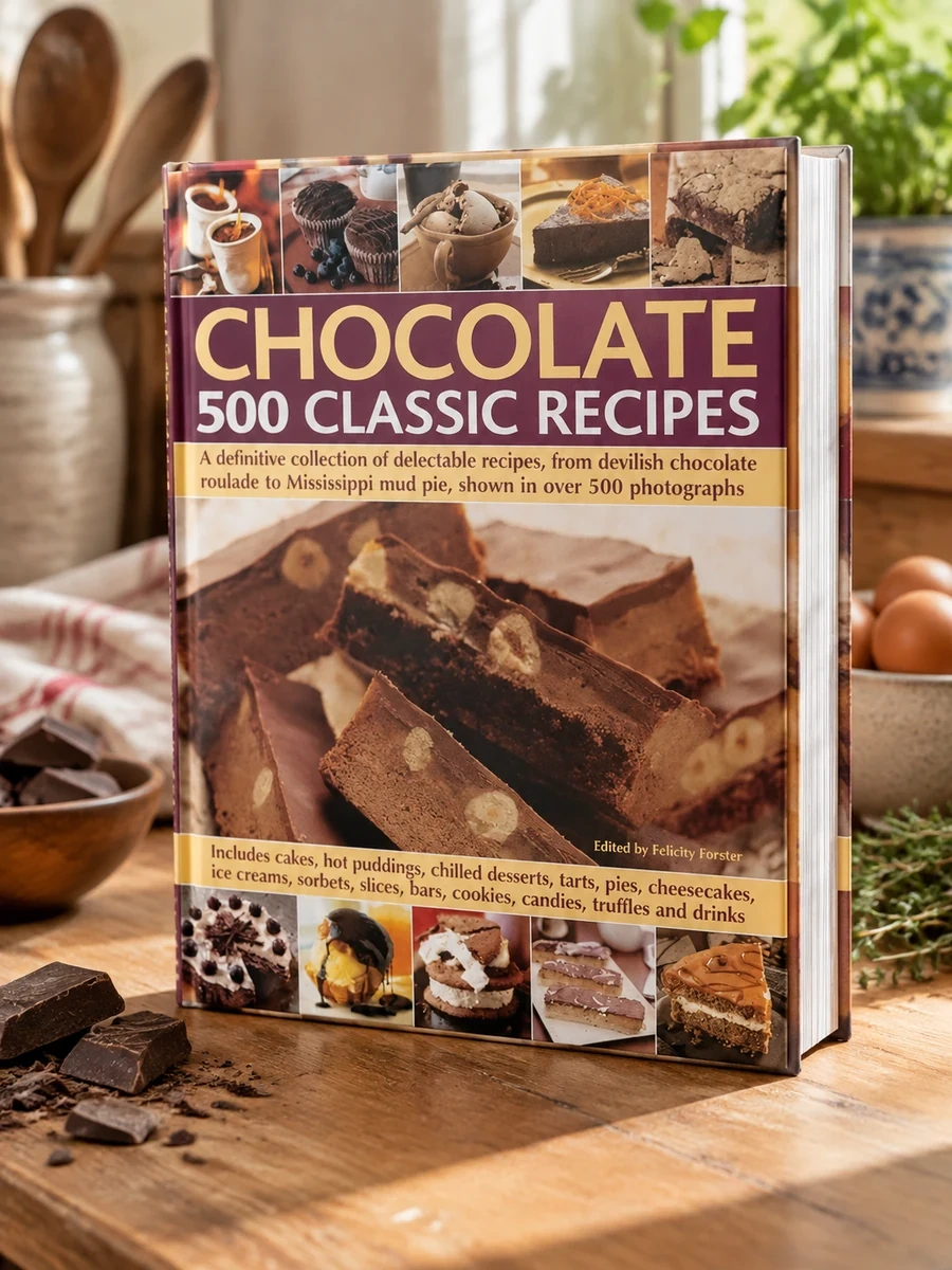 Chocolate 500 Classic Recipes: A Definitive Collection of Delectable Recipes, from Devilish Chocolate Roulade to Mississippi Mud Pie, Shown in Over 50
