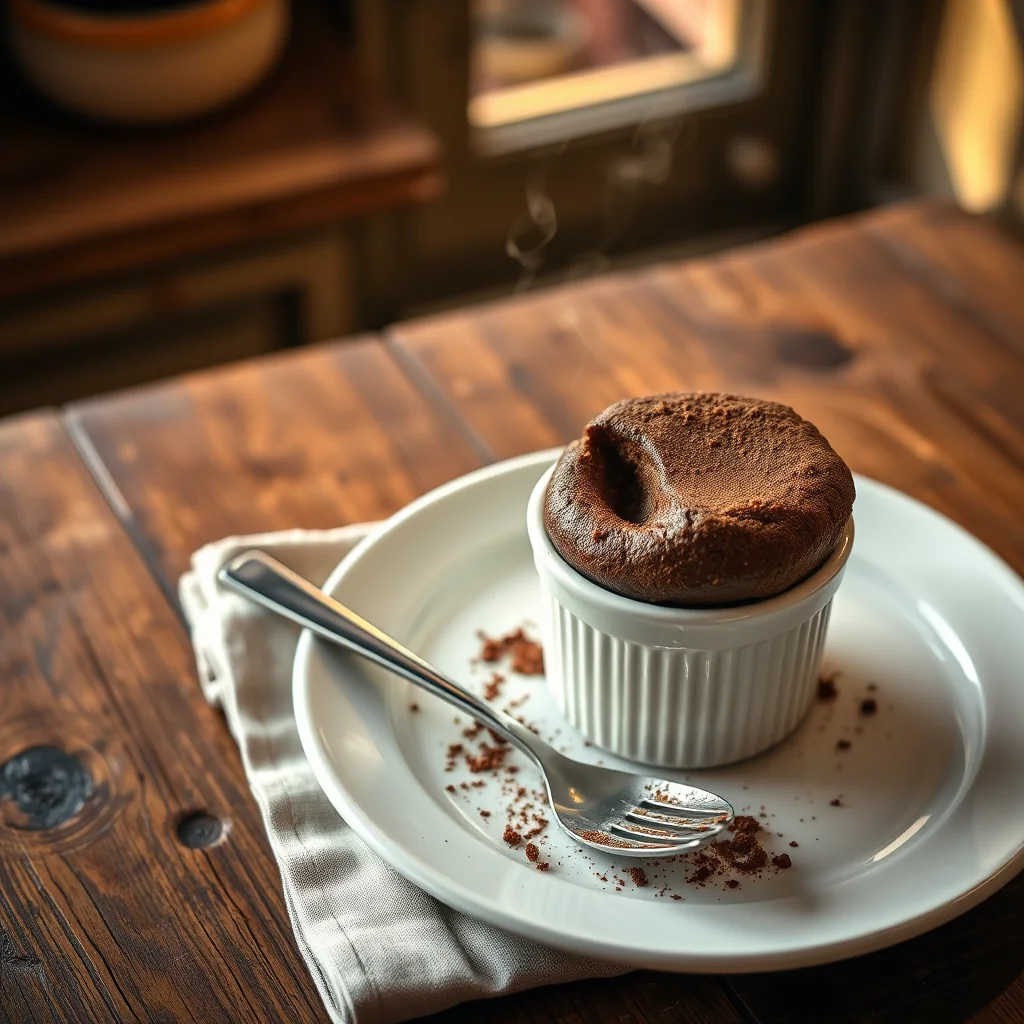 Chocolate Souffle — Misc & Invalid Cookery