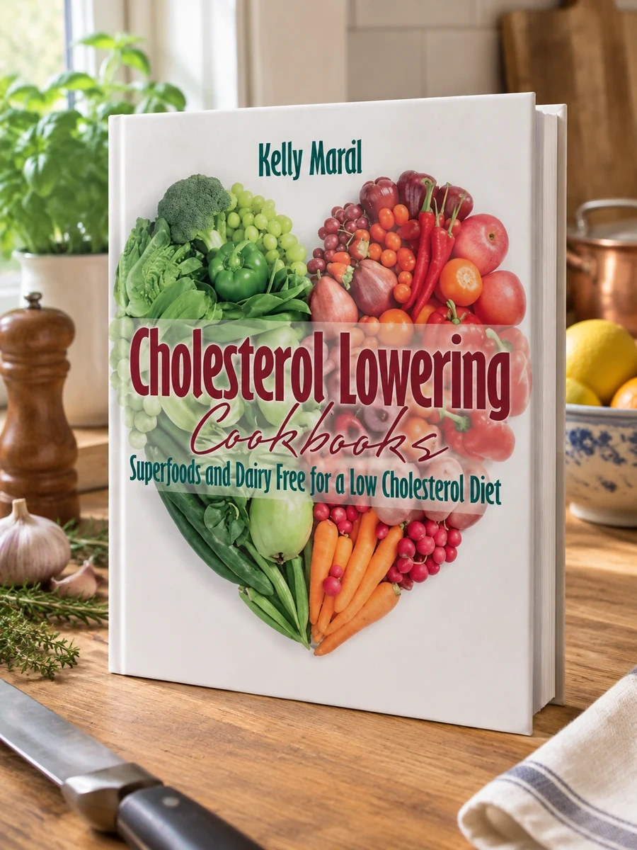 Cover of Cholesterol Lowering Cookbooks: Superfoods and Dairy Free for a Low Cholesterol Diet