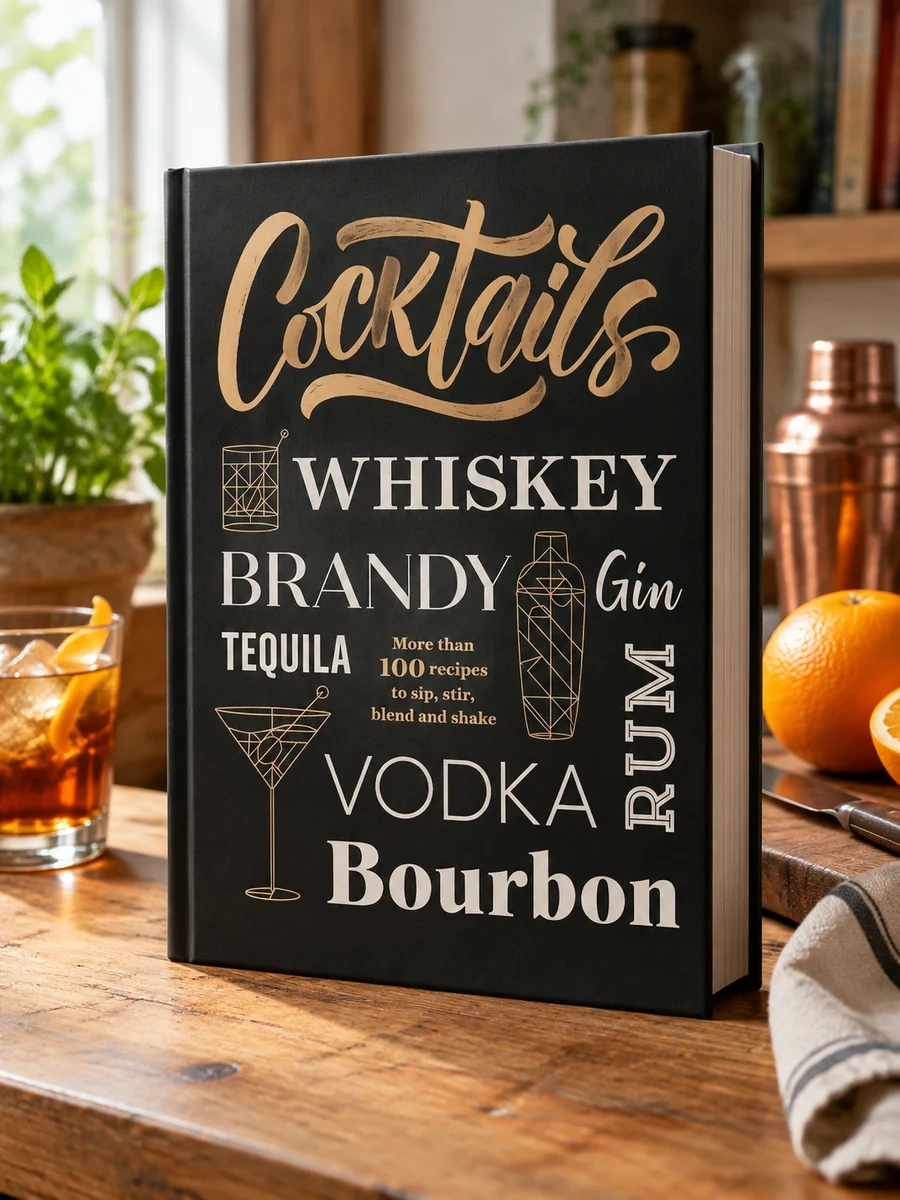 Cocktails: More Than 100 Recipes to Sip, Stir, Blend and Shake