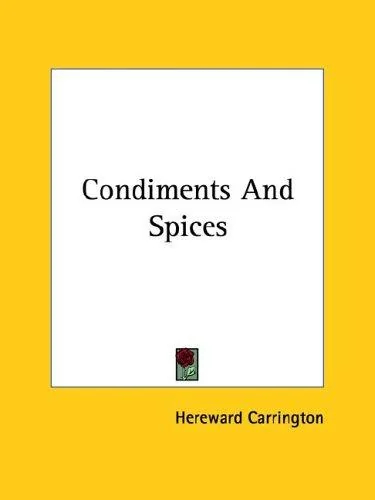 Condiments and Spices