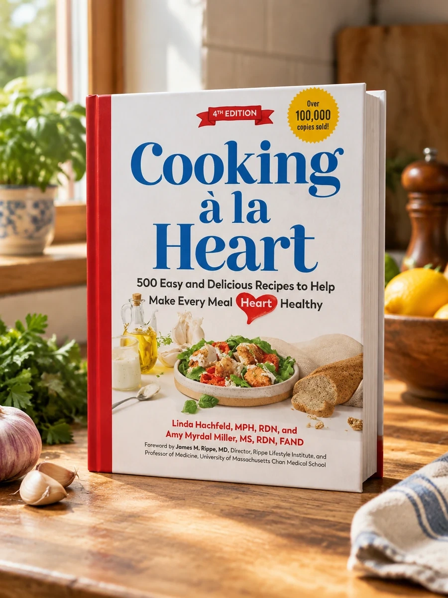 Cooking A La Heart, Fourth Edition: 500 Easy and Delicious Dash and Mediterranean Diet Friendly Recipes for Heart-Conscious, Healthy Meals