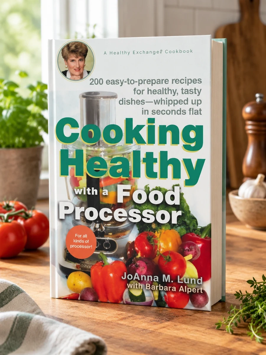 Cooking Healthy with a Food Processor: 200 Easy-to-Prepare Recipes for Healthy, Tasty Dishes--Whipped Up in Seconds Flat: A Cookbook