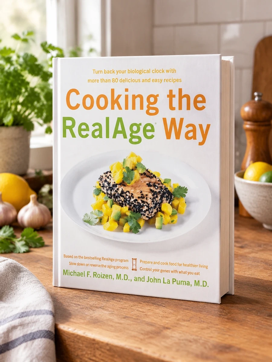Cooking the RealAge Way: Turn Back Your Biological Clock with More Than 80 Delicious and Easy Recipes