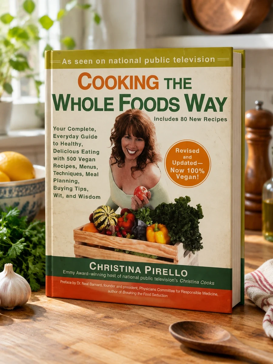 Cover of Cooking the Whole Foods Way: Your Complete, Everyday Guide to Healthy, Delicious Eating with 500 Vegan Recipes, Menus, Techniques, Meal Planning, Buyi