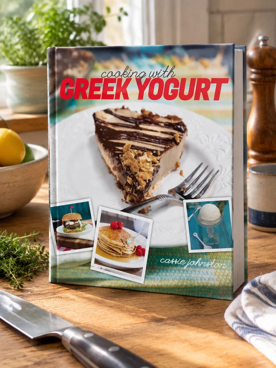 Cover of Cooking with Greek Yogurt: Healthy Recipes for Buffalo Blue Cheese Chicken, Greek Yogurt Pancakes, Mint Julep Smoothies, and More