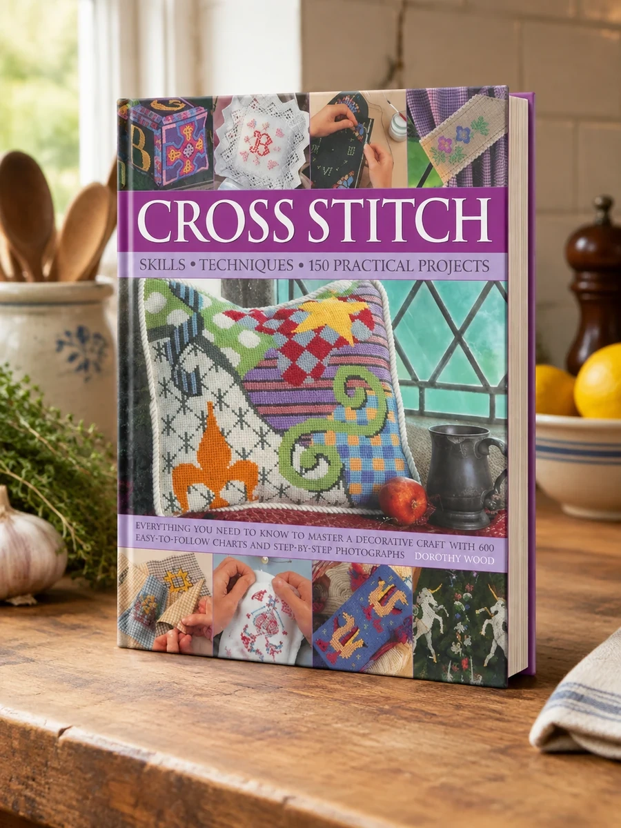 Cross Stitch: Everything You Need to Know to Master a Decorative Craft, with 600 Easy-To-Follow Charts and Step-By-Step Photographs