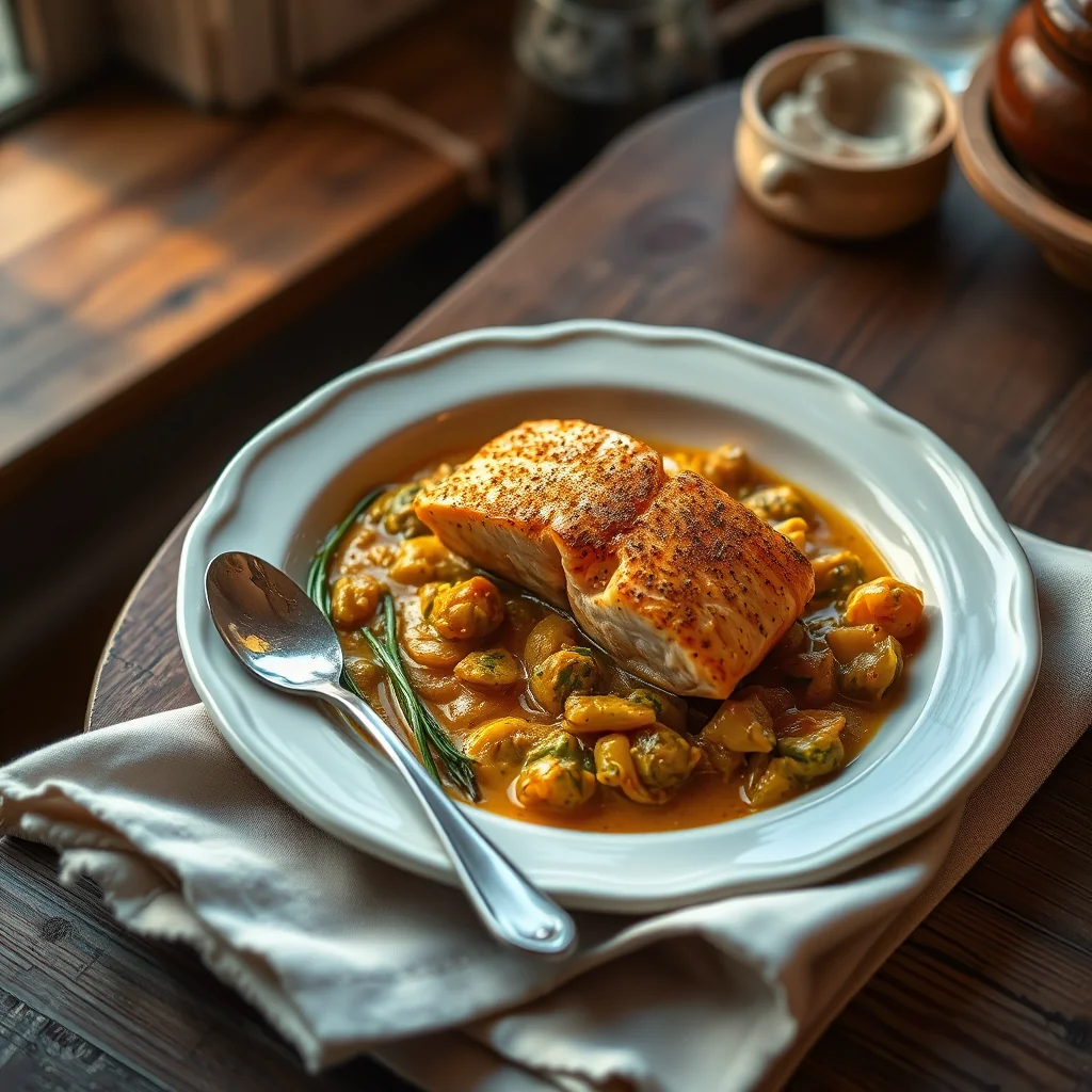 Curried Salmon — Fish & Seafood