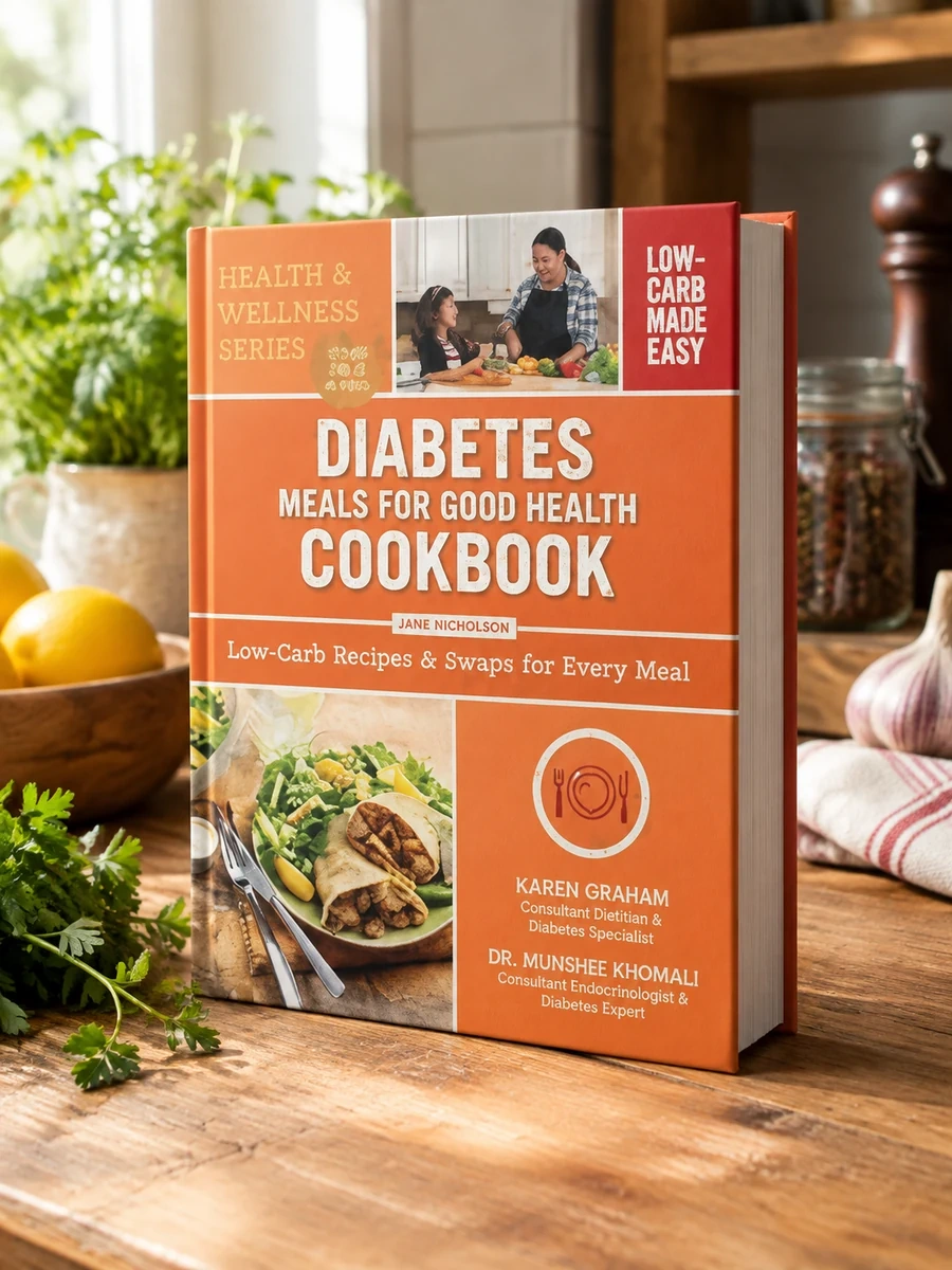 Diabetes Meals for Good Health Cookbook: Low-Carb Recipes and Swaps for Every Meal