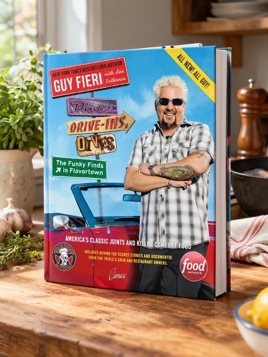 Cover of Diners, Drive-Ins, and Dives: The Funky Finds in Flavortown: America's Classic Joints and Killer Comfort Food