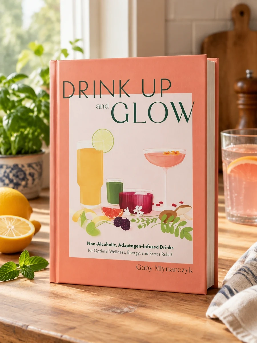 Drink Up and Glow: Non-Alcoholic, Adaptogen-Infused Drinks for Optimal Wellness, Energy, and Stress Relief