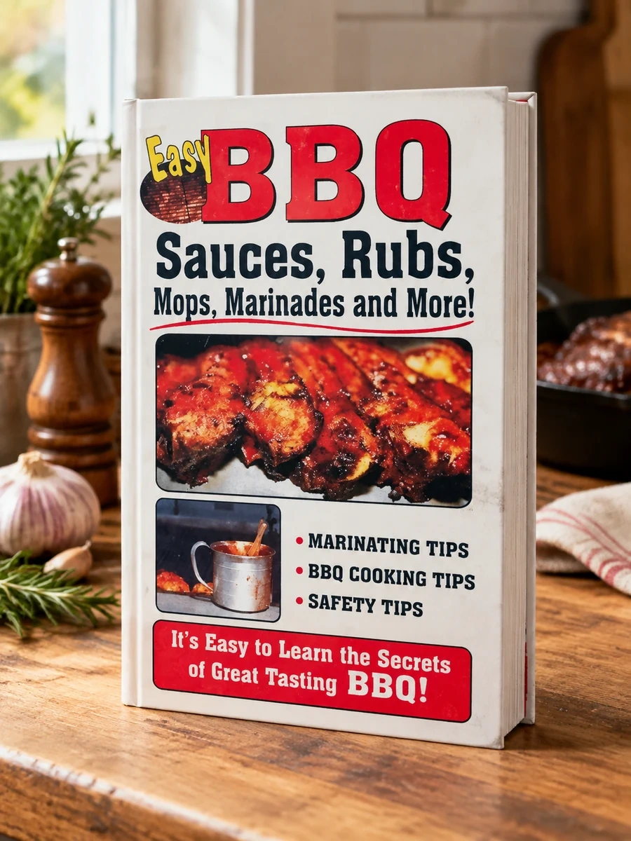 Cover of Easy BBQ Sauces, Rubs, Mops, Marinades and More!