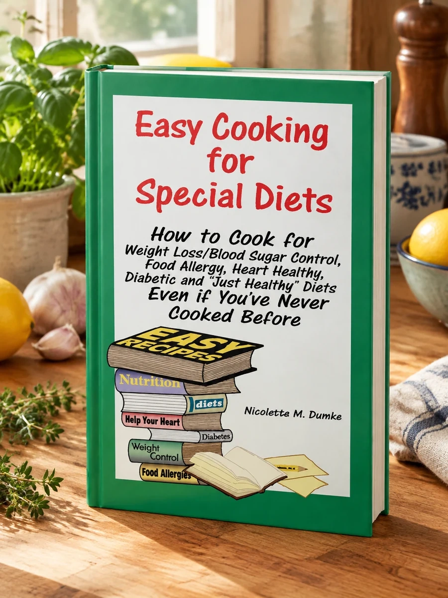 Easy Cooking for Special Diets: How to Cook for Weight Loss/Blood Sugar Control, Food Allergy, Heart Healthy, Diabetic, and Just Healthy Diets Even If