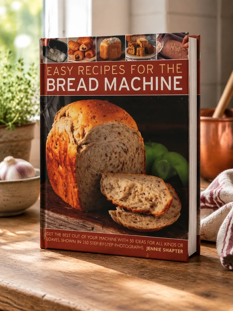 Easy Recipes for the Bread Machine: Get the Best Out of Your Bread Machine with 50 Ideas for All Kinds of Loaves, Shown in 250 Step-By-Step Photograph