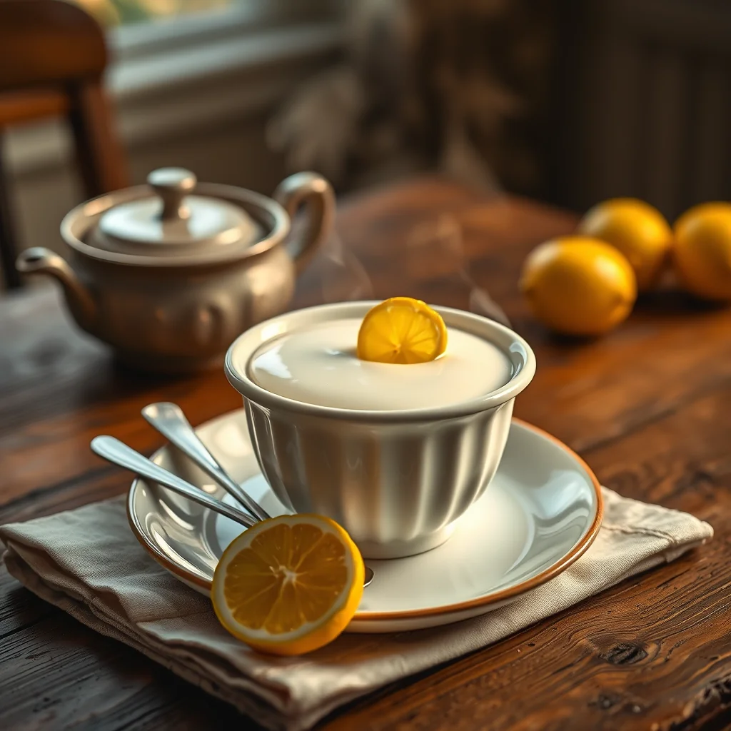 Economical Lemon Cream — Puddings & Desserts