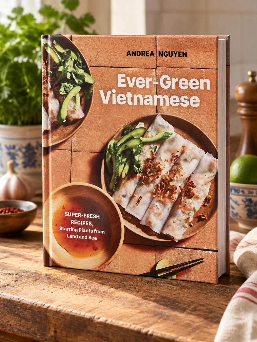 Cover of Ever-Green Vietnamese: Super-Fresh Recipes, Starring Plants from Land and Sea [A Plant-Based Cookbook]