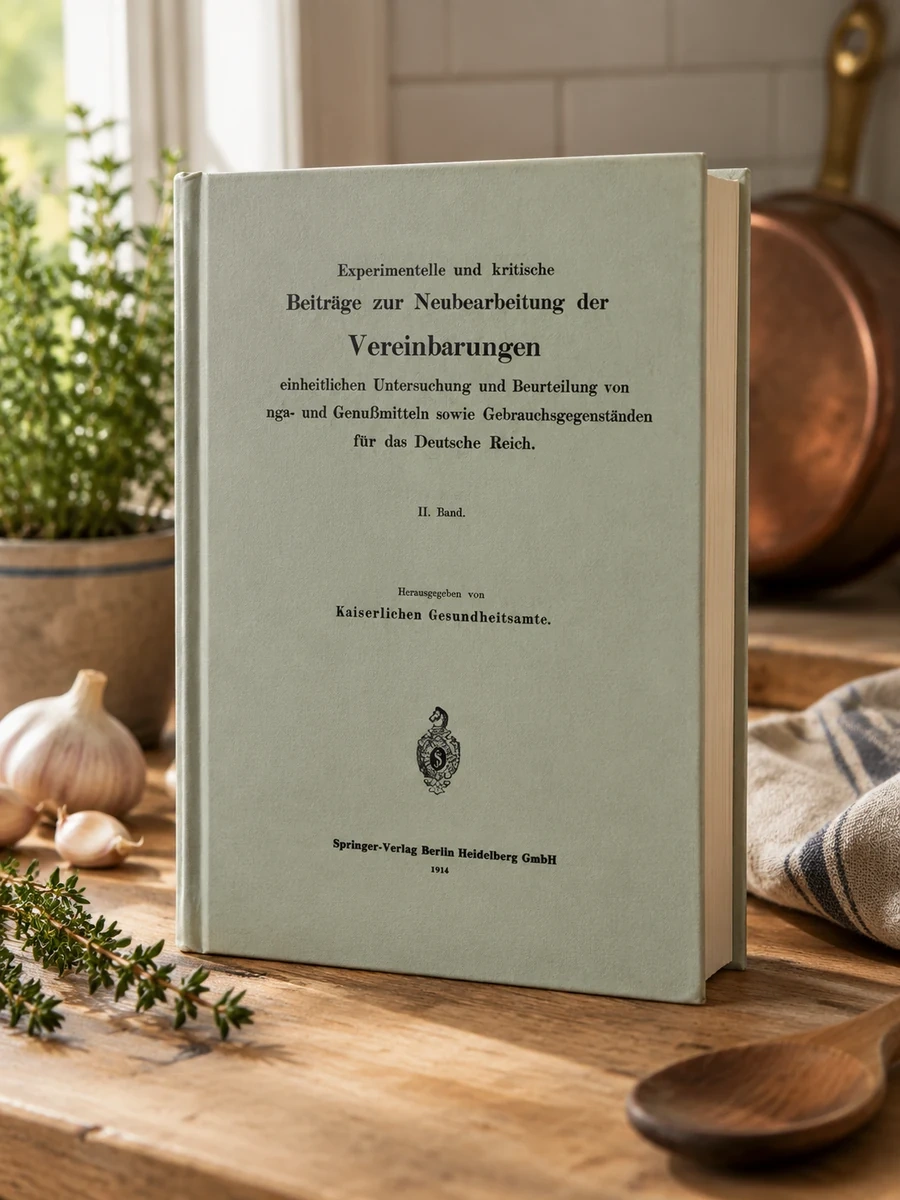Experimentelle Und Kritische Beitrage Zur Neubearbeitung Der Vereinbarungen Zur Einheitlichen Untersuchung Und Beurteilung Von Nahrungs- Und Genussmitt