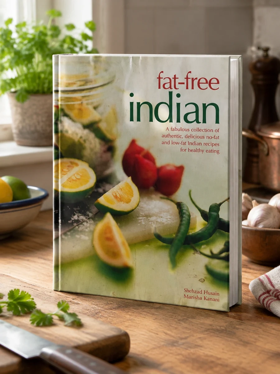 Fat-Free Indian: A Fabulous Collection of Authentic, Delicious No-Fat and Low-Fat Indian Recipes for Healthy Eating