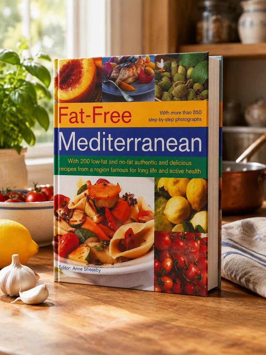 Fat-Free Mediterranean: With 200 Low-Fat and No-Fat Authentic and Delicious Recipes from a Region Famous for Long Life and Active Health