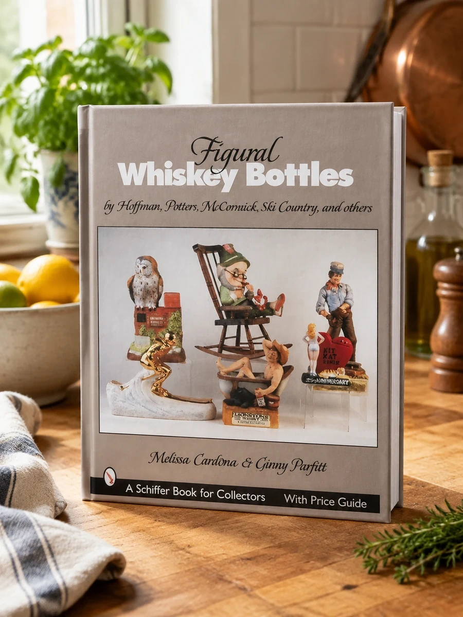 Figural Whiskey Bottles: By Hoffman, Potters, McCormick, Ski Country and More