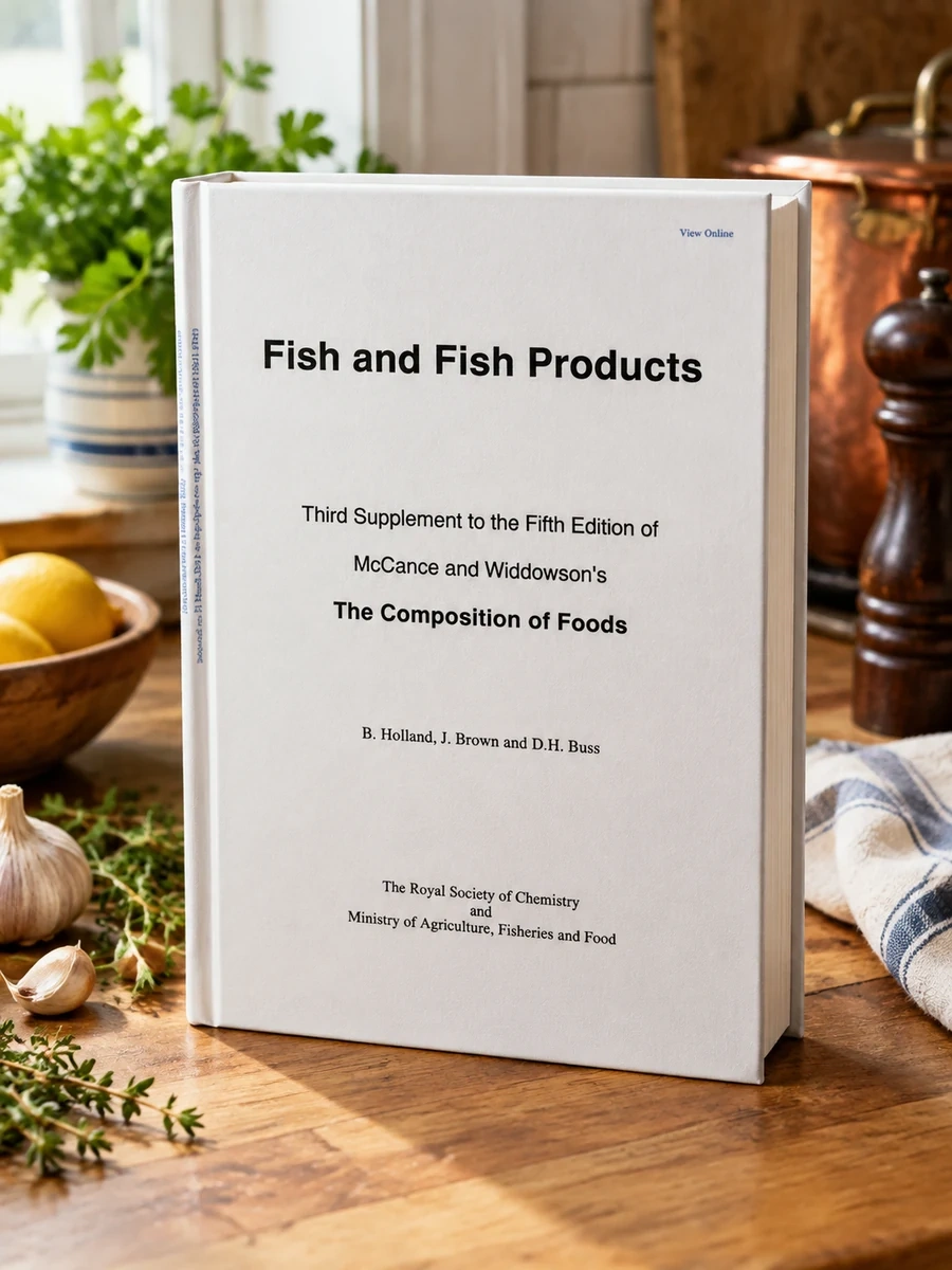 Fish and Fish Products: Supplement to the Composition of Foods