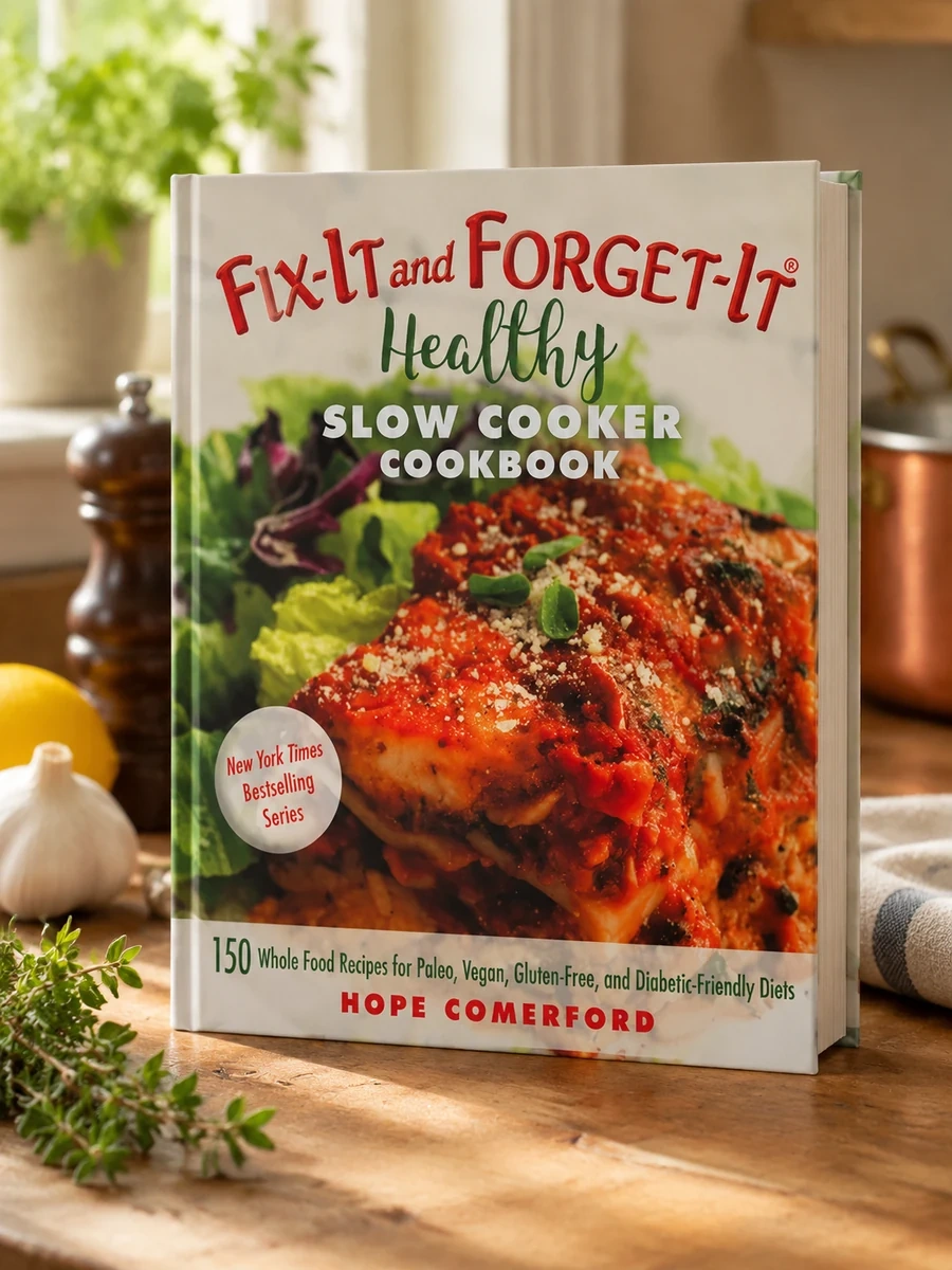 Fix-It and Forget-It Healthy Slow Cooker Cookbook: 150 Whole Food Recipes for Paleo, Vegan, Gluten-Free, and Diabetic-Friendly Diets
