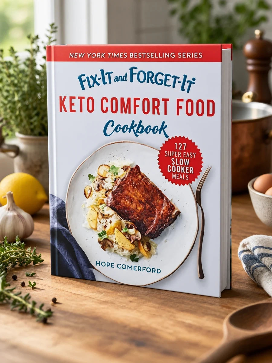 Fix-It and Forget-It Keto Comfort Food Cookbook: 127 Super Easy Slow Cooker Meals