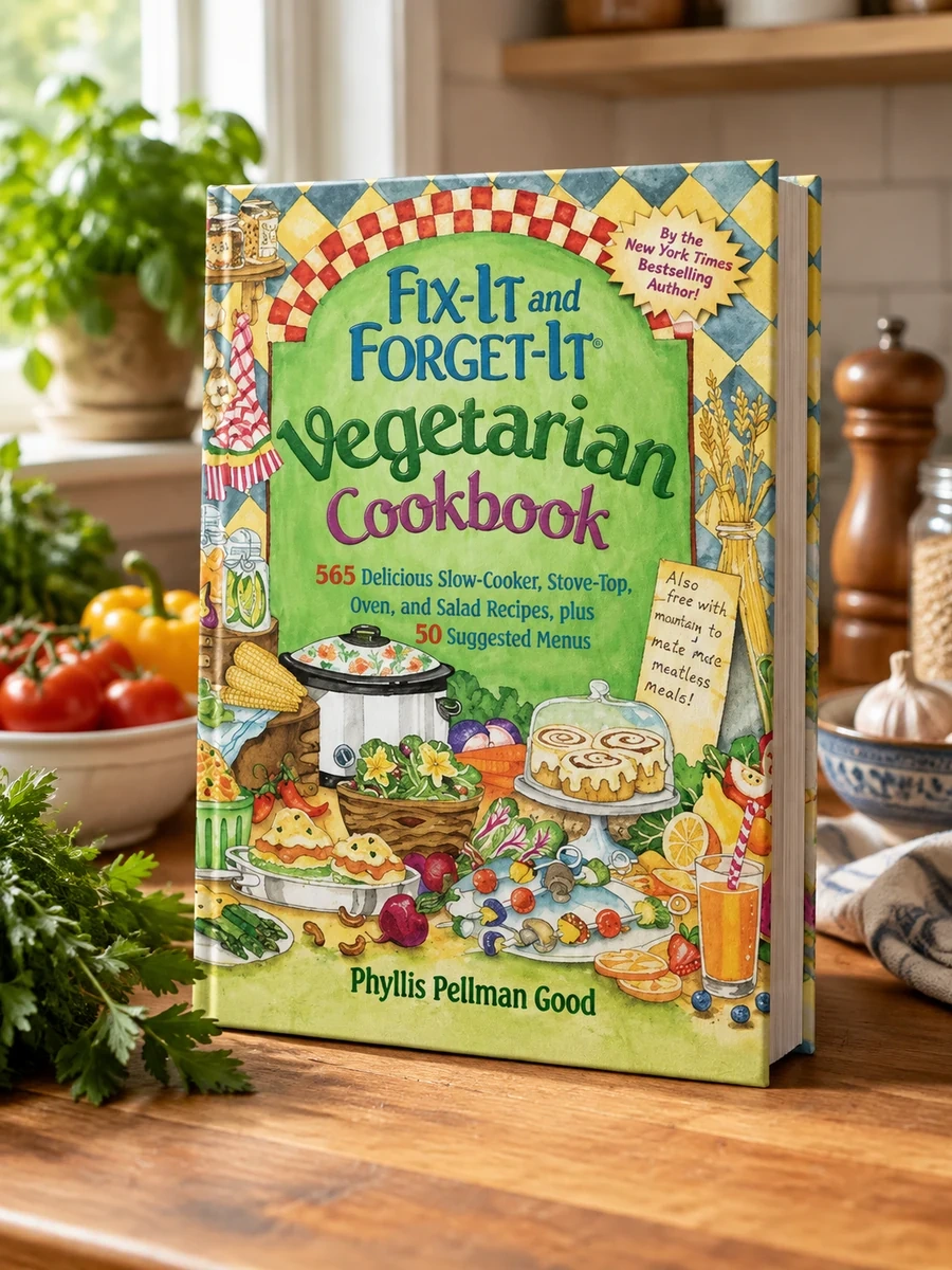 Fix-It and Forget-It Vegetarian Cookbook: 565 Delicious Slow-Cooker, Stove-Top, Oven, and Salad Recipes, Plus 50 Suggested Menus
