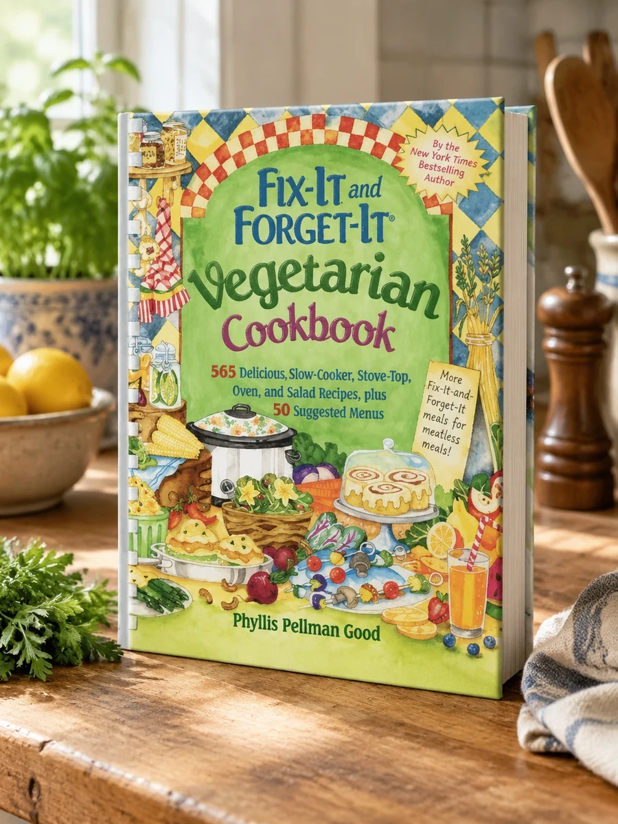 Fix-It and Forget-It Vegetarian Cookbook: 565 Delicious Slow-Cooker, Stove-Top, Oven, and Salad Recipes, Plus 50 Suggested Menus