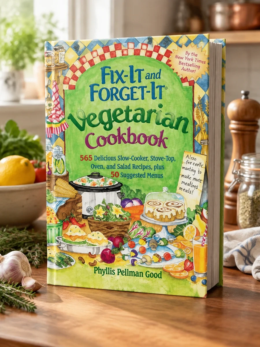 Fix-It and Forget-It Vegetarian Cookbook: 565 Delicious Slow-Cooker, Stove-Top, Oven, and Salad Recipes, Plus 50 Suggested Menus