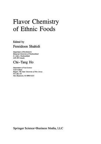 Flavor Chemistry of Ethnic Foods (Softcover Reprint of the Original 1st 1999)