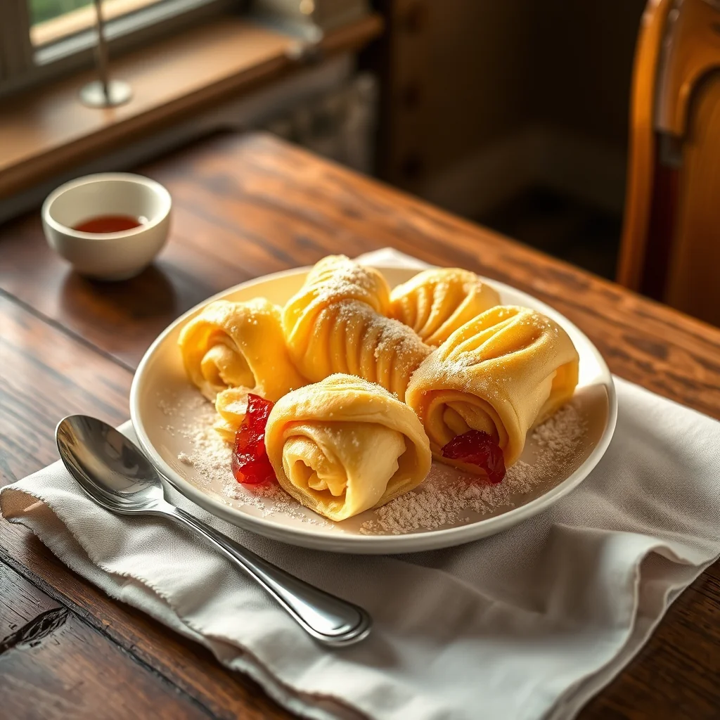 Fluted Rolls — Misc & Invalid Cookery