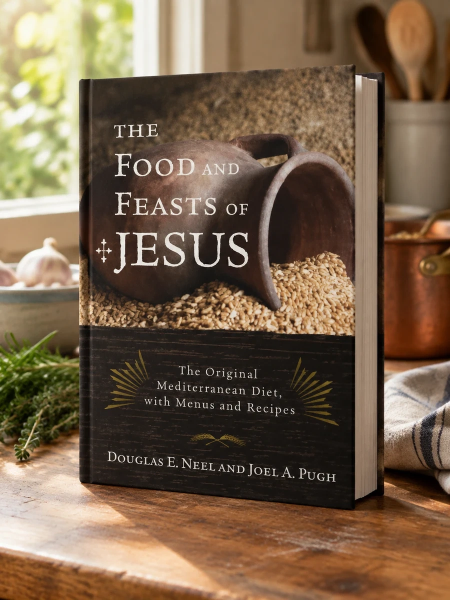 Cover of Food and Feasts of Jesus: The Original Mediterranean Diet, with Menus and Recipes
