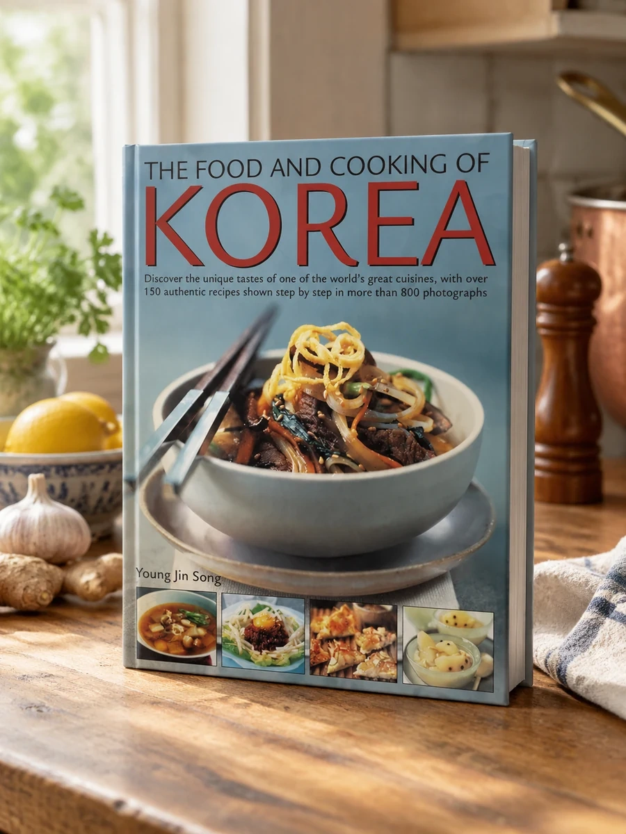 Food & Cooking of Korea: Discover the Unique Tastes and Spicy Flavours of One of the World's Great Cuisines with Over 150 Authentic Recipes Shown Step