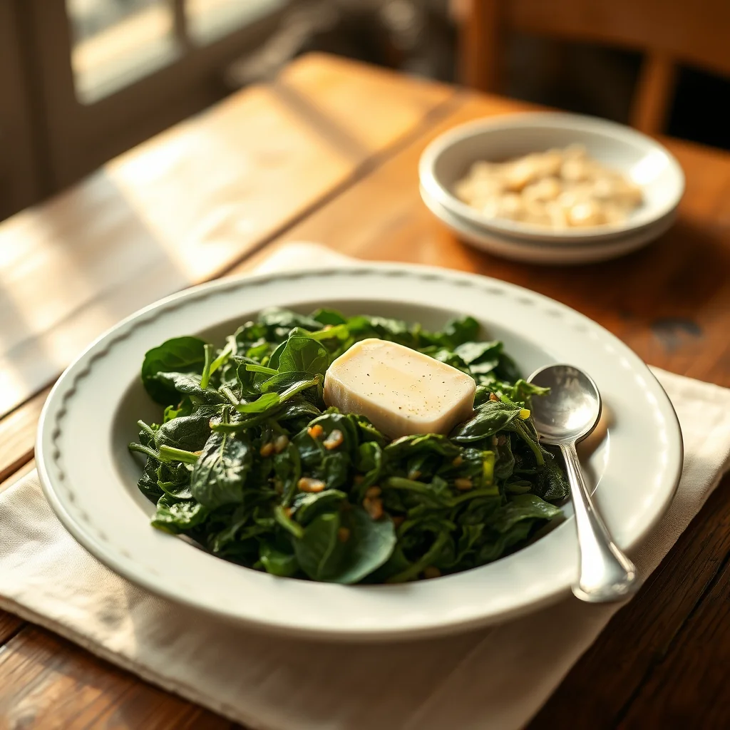 French Mode Of Dressing Spinach — Sauces & Dressings