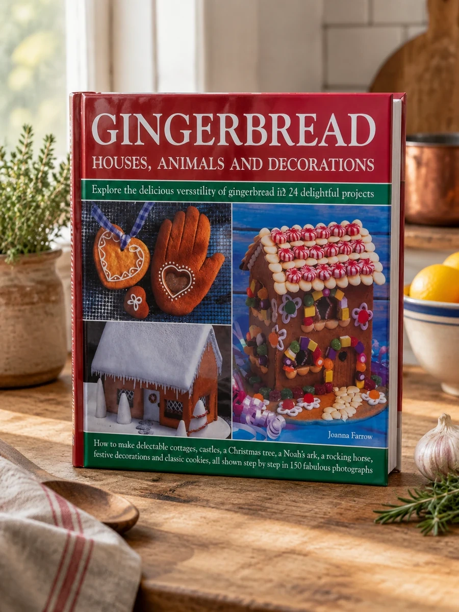 Gingerbread: Houses, Animals and Decorations: Explore the Delicious Versatility of Gingerbread in 24 Delightful Projects